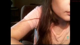 i_drop_dick sweet thing masturbates shaved cunt