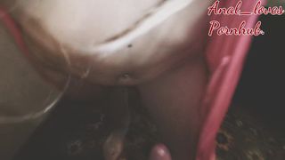 anal_loves bitch jerks off in the office