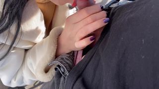 Victoria Treason overall handjob