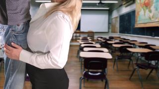 Teacher of Magic busty skin fucks pussy dildo