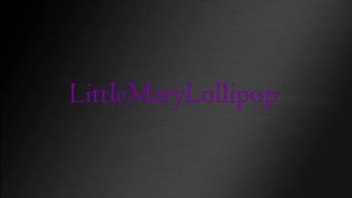 LittleMaryLollipop tiny in a mask caresses the vagina