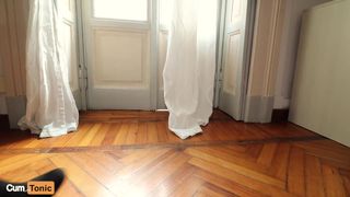 Cumtonic charming babe in private e