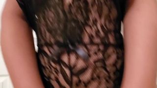 Crystal Lust naughty babe caresses vaginal hole