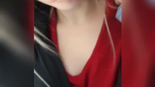 anastasialex busty cam girl caresses her lips.