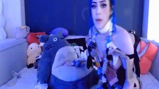 kati3kat erotic slut was long-awake, and finally decided to jerk off her shaved pussy