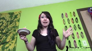 dakotacharmsxxx shy mummy twirling elastic ass