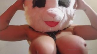 Subrina Lucia  luxurious mare caresses hairy cunt