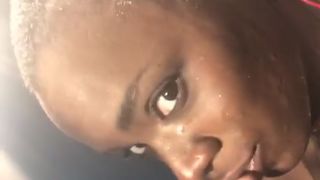 anafoxxx gorgeous bitch caresses big boobs