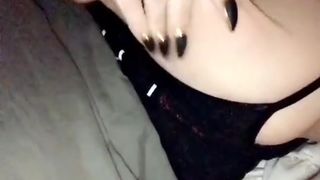 Romi Rain  shines pussy and caresses big tits