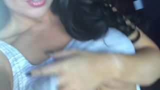 Romi Rain  whore lady with a tattoo shows her charms