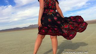 Luscious Lopez  crazy passion masturbates both holes