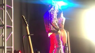 Romi Rain  dark haired bitch gently pulls pussy