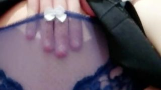 Naughty Poppy onlyfans dancing near the christmas tree