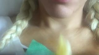 Blondie Fesser onlyfans  shrew pussy demonstrates big tits