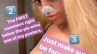 Blondie Fesser onlyfans  hot chick strips slut