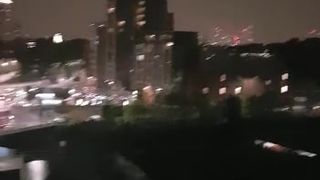 Beth Bennett onlyfans  hot lady squeezes tits in the kitchen