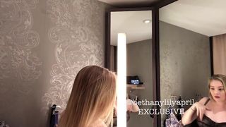 Beth Lily onlyfans  undresses in front of the camera