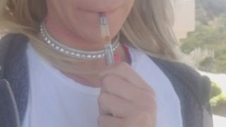 Aubrey Kate onlyfans  mad passion gently caresses her pussy