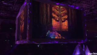 Freya Stein busty blonde posing in front of the camera