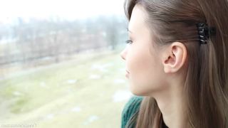 Mila Azul  beauty in stockings fucks both holes