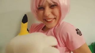 Chloe Toy  hurricane devil furiously cums in pose with crustaceans