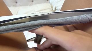 porn shameless bitch brings herself to orgasm