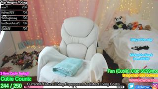 kdwow gorgeous small jerking pussy with phallus