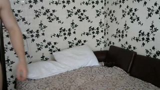 wild69honey dancing near the christmas tree