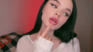 getting_high_ blissful chick strips small tits