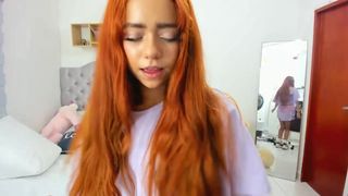 hanna_costello black-haired beauty inimitably caresses herself