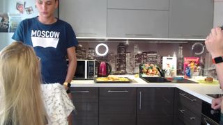 green_cryst cute girl caresses her charms