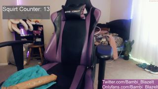 bambiblazeit crazy doll doll masturbates pussy