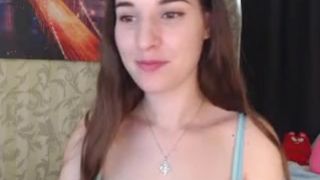 jenny_dove cute baby fucks herself with black dildo fingers