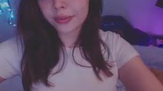 ivyontheqt shy girl exposes beautiful tits
