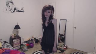 Stormyy  dark haired chick masturbates with sex toy