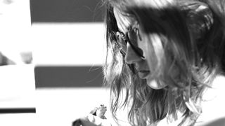 Naomi Dee  openwork blonde dancing a striptease