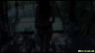 Yveline beautiful lady effectively caresses her anus with her fingers.