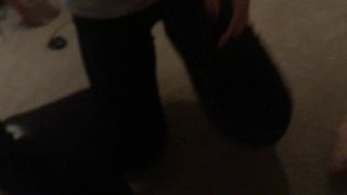 chrisstrokesxxx thick slut caresses  tits