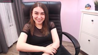 violisi naughty brunette is petting natural tits