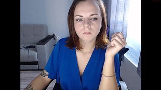 kindlybitch busty chick caresses big nipples