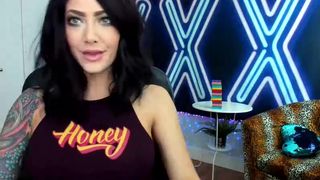 misscodyblack girl with a beautiful body performs a striptease