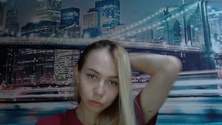 rileyfane perfect blonde in stockings pulls cute pussy