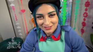 OnlyFans Jewelz Blu jewelzblu wonderful mother pulls the cap with her fingers
