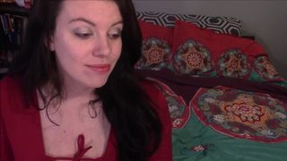 lovely lilith busty brunette sucks dildo