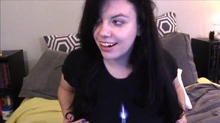 lovely lilith beauty fucks herself in front of the webcam
