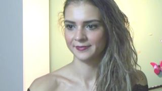 IrinaRay gorgeous chick jerks off her pussy with phallus