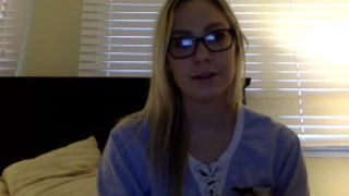 OceanGodess skinny pussy caresses shaved pussy