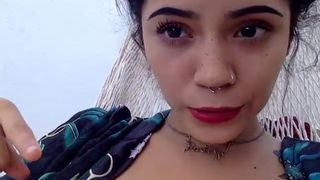 VeganAmore takes off her panties