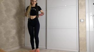 Marcelin Abadir beautiful babe dancing in underwear