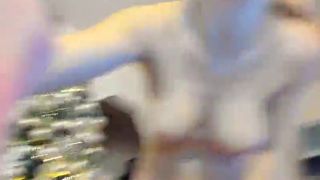 Alesia showed her pussy